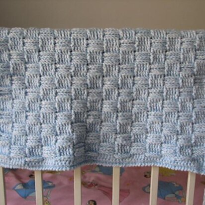 Basketweave Baby Blanket