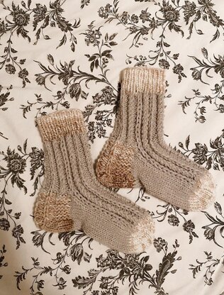 Twisted Rib Chunky Socks