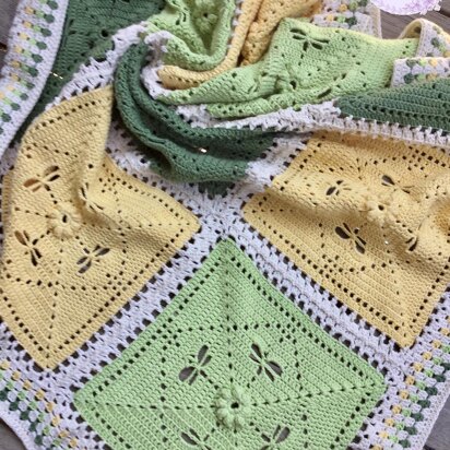 The Dragonfly Patch Blanket