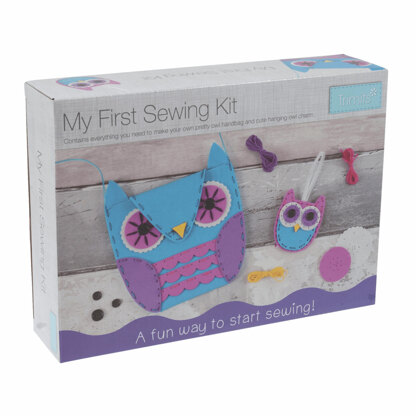Trimits My First Sewing Kit: Owl Handbag & Charm
