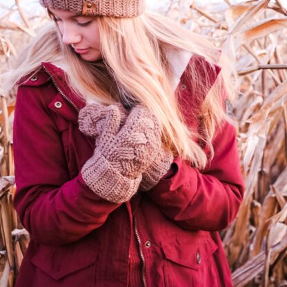 Braided Crochet Mittens