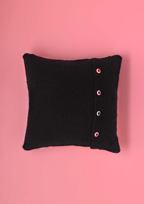 "Lots of Love Cushion Cover" - Cushion Knitting Pattern For Home in Paintbox Yarns Simply DK