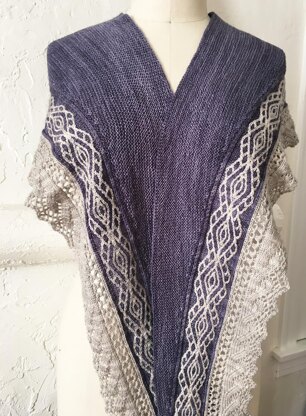 Sand Ripples Shawl