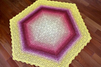 Wildflower Hexagon Blanket