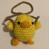 Crochet Duck on a Swing, Car Hanging, Car Charm/Accessory