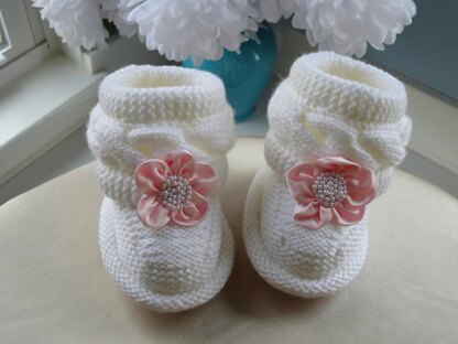 Knitting PATTERN Baby Booties Sofia