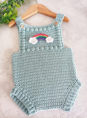 Rainbow Bobble Romper