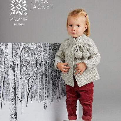 Cissi Swing Coat - Coat Knitting Pattern For Girls in MillaMia Naturally  Soft Merino