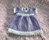 P109 Doll's Cardigan and Dress Set