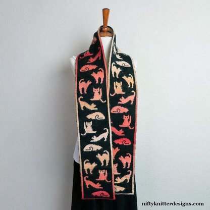 Cat Yoga Scarf