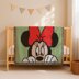 C2C Minnie Mouse Red Bow Blanket Receiving Green Afghan Crochet PATTERN