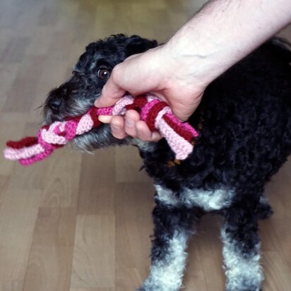 Häkelanleitung Hundespielzeug "Zerrseil" ♥