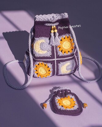 Sun and Moon Backpack