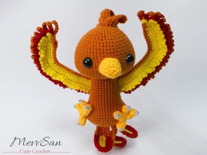 Amigurumi Scarlet the Phoenix