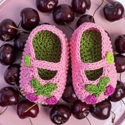 Cheery Cherry Booties