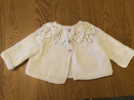 Cardi and hat for little Evie #5