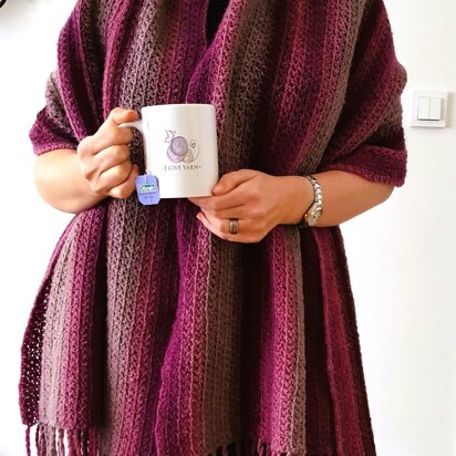 Blackcurrant tea Scarf (2 variants)