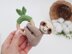 Sloth crochet pattern animal baby rattle teether toy Amigurumi pattern for newborn