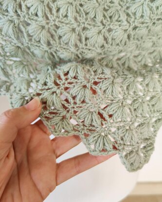 Minty Meadow Shawl