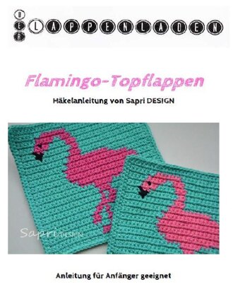 E-Book Häkelanleitung Flamingo Topflappen