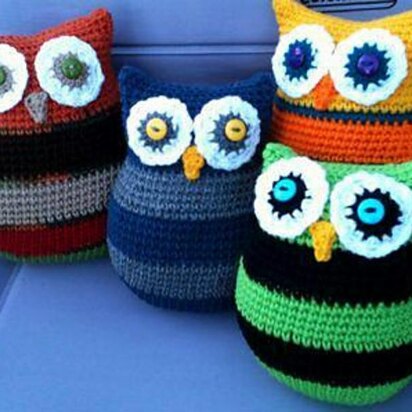 Owl Pillows in Two Sizes
