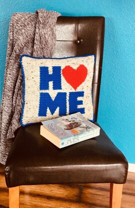 HOME Crochet Pillow