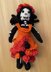 Day of the Dead knitted doll pattern