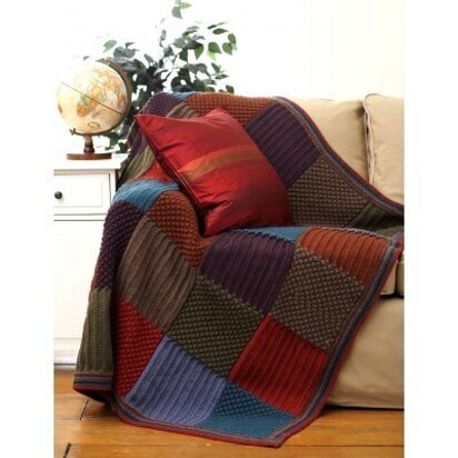 Harvest Blanket in Bernat Super Value