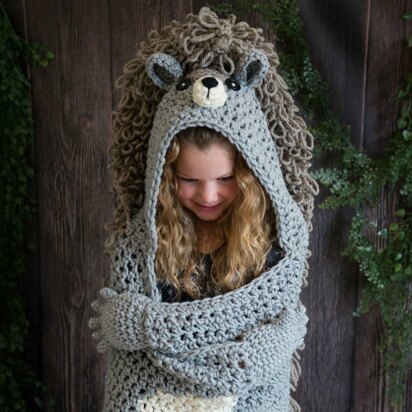 Hooded Woodland Squirrel Blanket