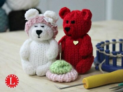 Loom Knit Teddy Bears