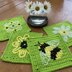 Bee and Flower Coasters