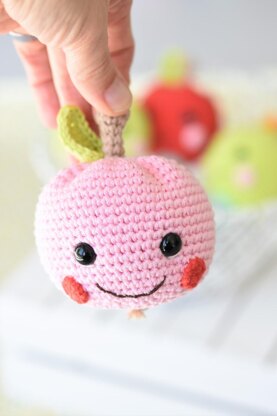 Happy apple rattle