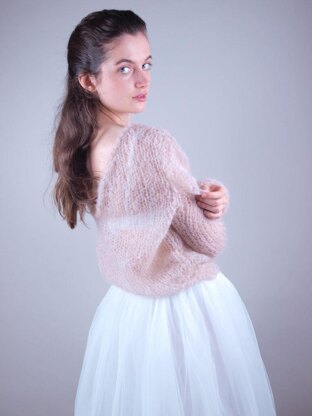 Mohair knit sweater