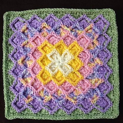 Lush Garden Bavarian Stitch Afghan