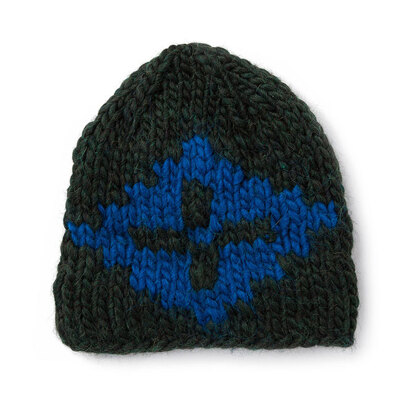 Hat with Intarsia Motifs in Schachenmayr Highland Alpaca - S9364C - Downloadable PDF