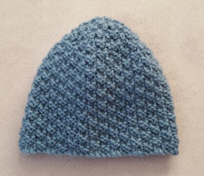 Marley - babies double moss stitch hat