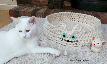 Cool for Cats Crochet Cat Basket