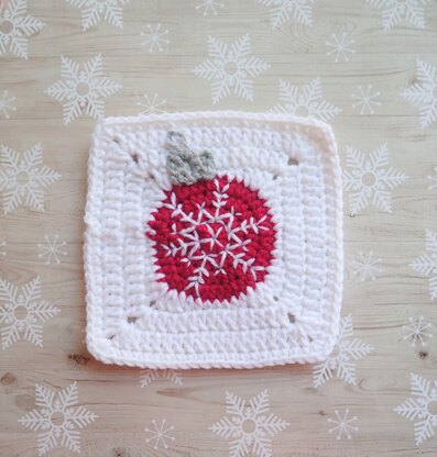 Christmas Bauble Granny Square