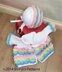 Knitting Pattern baby jacket & hat UK & USA Terms #42