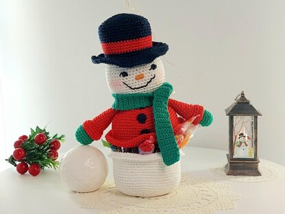 Snowman Candy Box