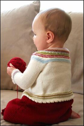 Playful Stripes Cardigan