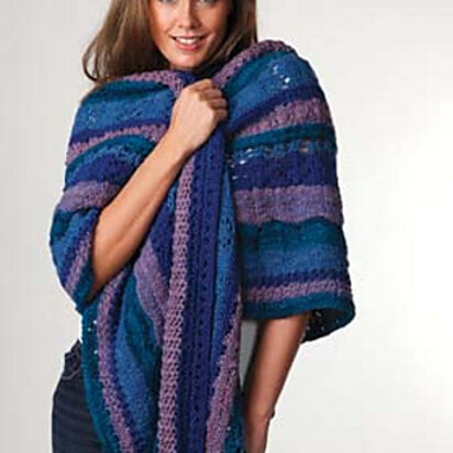Brunswick Shawl in Manos del Uruguay Clasica Wool Space-Dyed