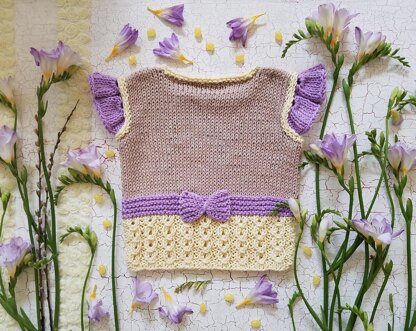 Spring Bloom girl or boy vest