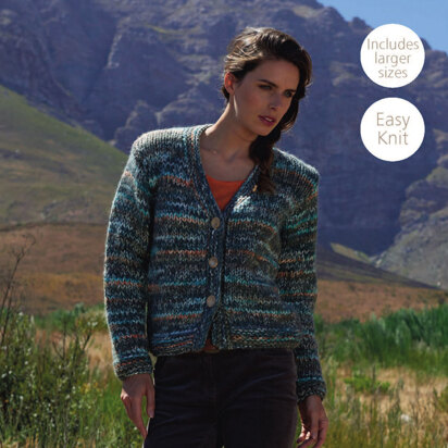 Woman’s Cardigan in Sirdar Tundra Super Chunky - 8074 - Downloadable PDF