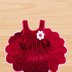 Crochet Red Baby Dress