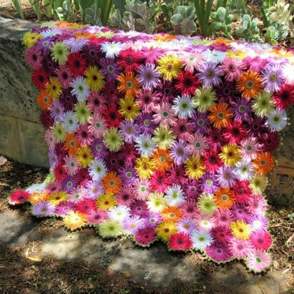 Gerbera Garden Blanket