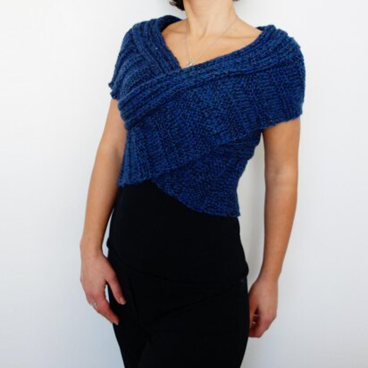 Criss Cross Ribbed Shrug