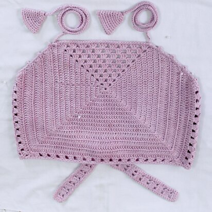 One and Only Granny Square Halter Top