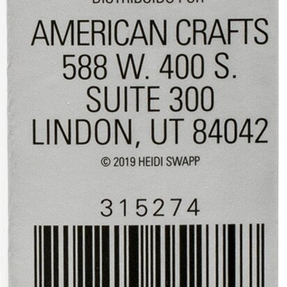 American Crafts Heidi Swapp Minc Reactive Foil 12.25" - Clear 6' Roll