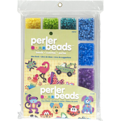Perler Fused Bead Tray 4,000/Pkg W/Idea Book - Tray of Beads